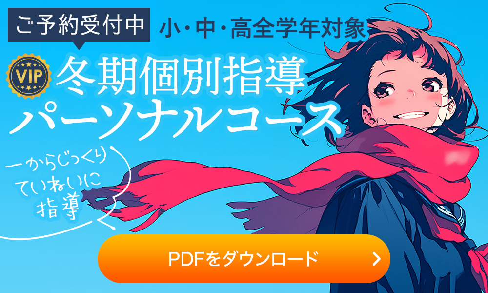 冬期個別指導 VIPパーソナルコース 2025